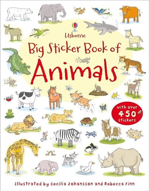 BIG STICKER BOOK OF ANIMALS - Usborne