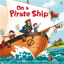 ON-A-PIRATE-SHIP---Usborne-Picture-Book-----New-Edition--