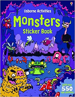 MONSTER STICKER BOOK - Usborne