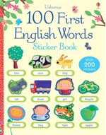 ONE-HUNDRED-FIRST-ENGLISH-WORDS-with-Sticker---Usborne