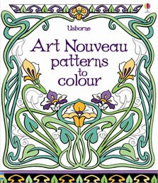 ART NOUVEAU PATTERNS TO COLOUR - Usborne