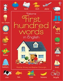 FIRST HUNDRED WORDS IN ENGLISH - Usborne **New Edition**