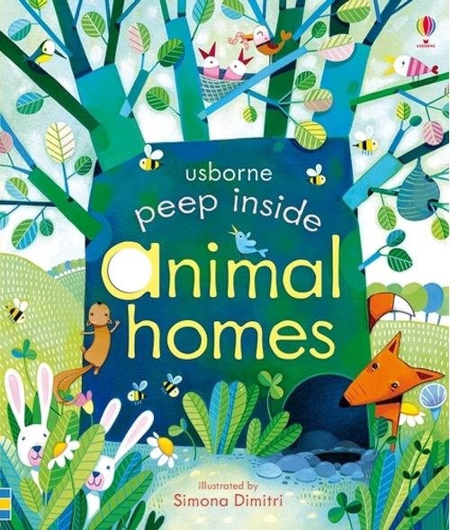 ANIMAL HOMES - Usborne Peep Inside