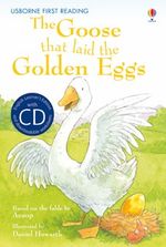 GOOSE-THAT-LAID-THE-GOLDEN-EGGS-Usborne-First-Read-Pink-w-CD