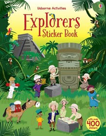 EXPLORERS STICKER BOOK - Usborne