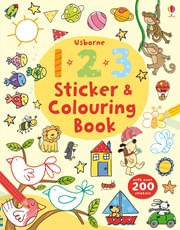 123 - Usborne Sticker & Colouring Book