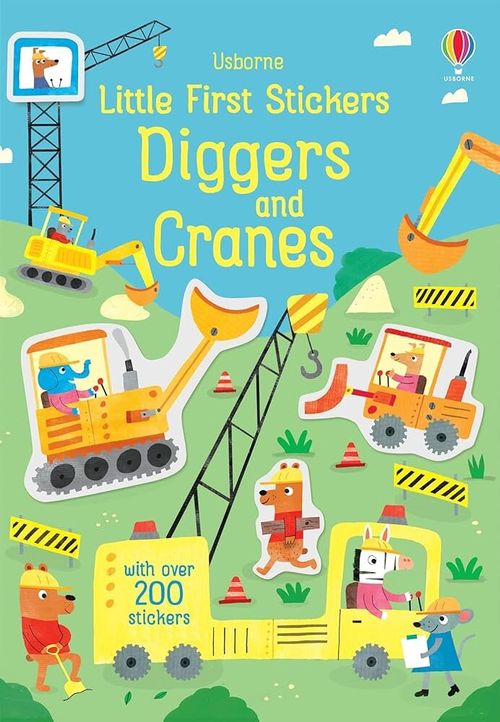 DIGGERS AND CRANES - Little First Sticker Books