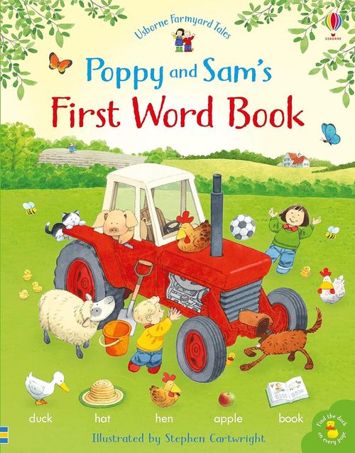 POPPY AND SAM`S FIRST WORD BOOK - Usborne Farmyard Tales
