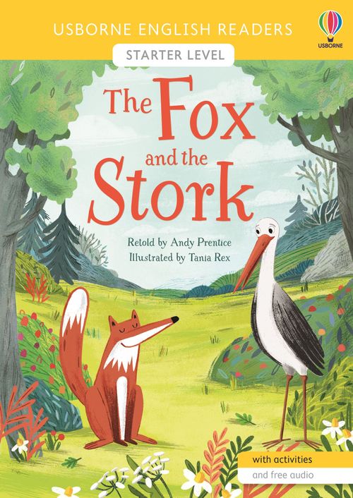 FOX AND THE STORK, THE - Usborne English Readers Level Starter