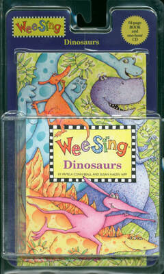 WEE SING DINOSAURS Book & CD
