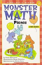 MONSTER-MATH-PICNIC---Scholastic-Reader-Level-1--O-P-