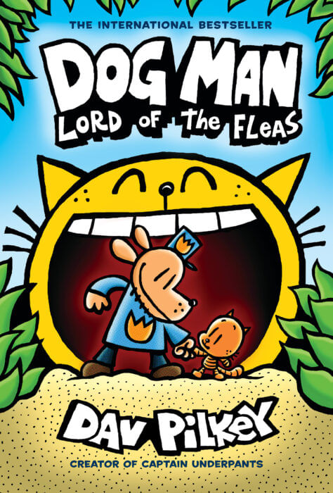 DOG-MAN-5--LORD-OF-THE-FLEAS---Scholastic--HB-