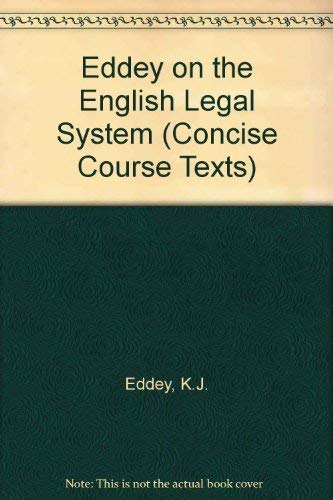 EDDEY ON THE ENGLISH LEGAL SYSTEM- 6th