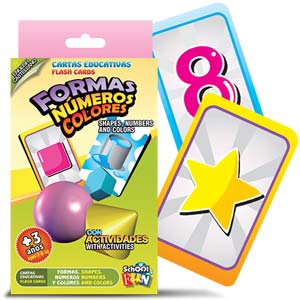 FLASHCARDS : Formas, numeros y colores - Plow