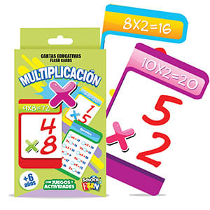 FLASHCARDS : Multiplicación - Plow