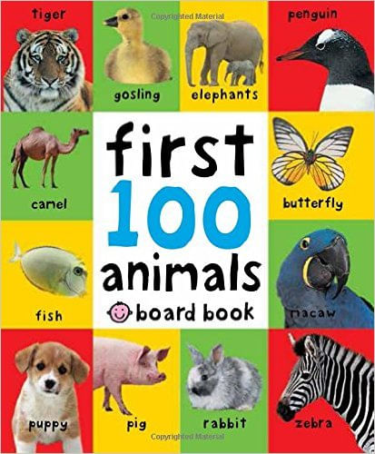 FIRST 100 ANIMALS - Board Book