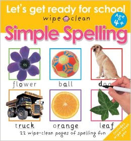 LET-S-GET-READY-FOR-SCHOOL--SIMPLE-SPELLING---Wipe-Clean