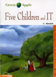 FIVE CHILDREN & IT with CD - Black Cat / Green Apple A1