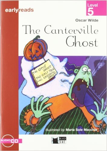 CANTERVILLE GHOST,THE with CD - Black Cat Earlyreads L. 5