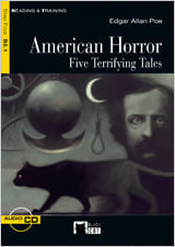 AMERICAN HORROR : Five Terrifying Tales w/CD - Black Cat N/E