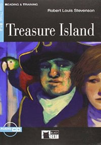 TREASURE ISLAND with CD - Black Cat / Reading & Training *NE