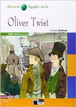 OLIVER TWIST with Audio CD - Black Cat / Green Apple  B1