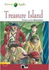 TREASURE ISLAND with Audio CD - Black Cat / Green Apple B1