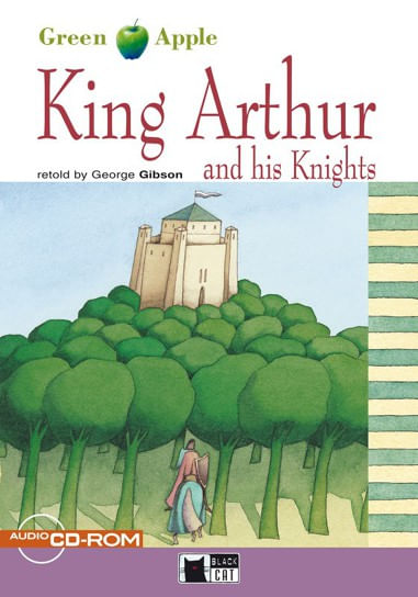 KING-ARTHUR-AND-HIS-KNIGHTS-w-Audio-CD---Black-Cat--B1--N-E