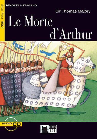 LE-MORTE-D-ARTHUR-w-CD---Black-Cat---Reading---Training--New