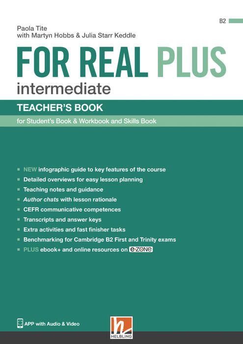 FOR REAL PLUS_ INTERMEDIATE -TCH'S BOOK incluiding Test Book