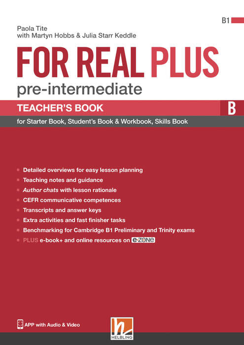 FOR REAL PLUS PRE-INTERMEDIATE - TCH'S Split B + Test Book