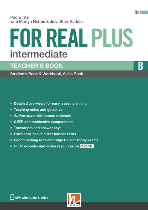 FOR REAL PLUS_ INTERMEDIATE -TCH'S Split B + Test Book