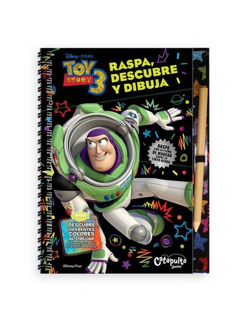 TOY STORY: RASPA, DESCUBRE Y DIBUJA - Catapulta