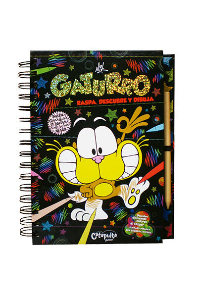 GATURRO : RASPA, DESCUBRE Y DIBUJA - Catapulta