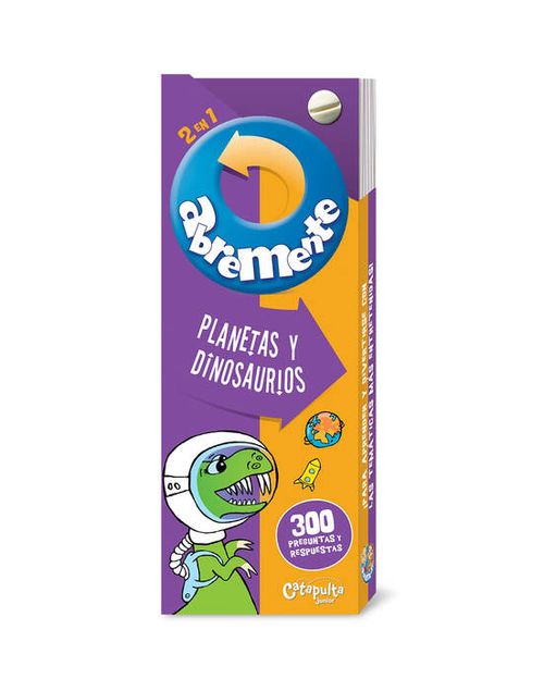 ABREMENTE 2 EN 1 : PLANETAS Y DINOSAURIOS - Catapulta