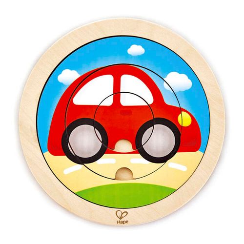ROMPECABEZAS GIRATORIO VEHICULOS - Hape