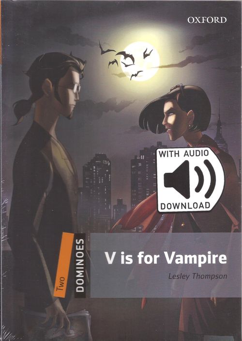 V IS FOR VAMPIRE - Dominoes 2 with MP3  **New Edition**