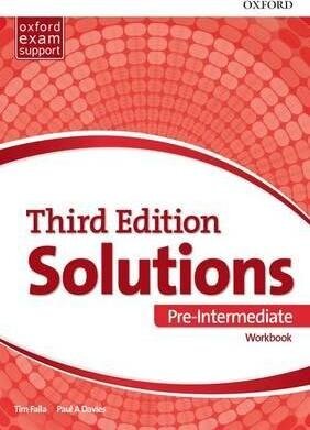 SOLUTIONS   PRE INTERMEDIATE -     WORKBOOK    w/download Audio  3rd Ed
