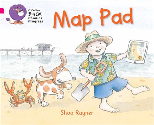 MAP PAD - BAND 01A Pink/BAND 10 White -Big Cat Phonics Progress