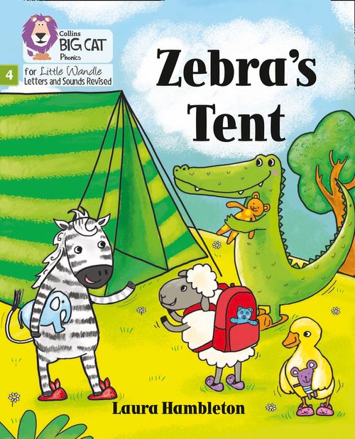 ZEBRA'S TENT Phase 4 Set 2 - Big Cat Phonics for Little Wandle Letters and Sounds