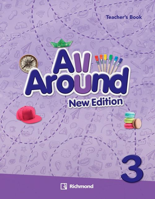 ALL AROUND 3 - TEACHER`S with Audio CD & CD-ROM  * New Edition*