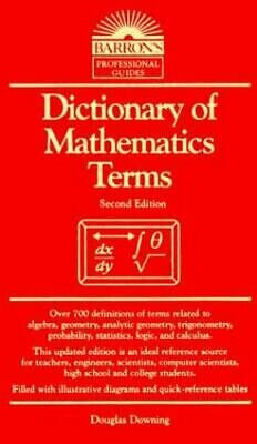 DICTIONARY OF MATHEMATICS TERMS