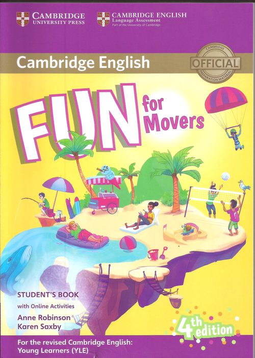 FUN FOR  MOVERS- STUDENT`S w/Download Audio **4th Edition*