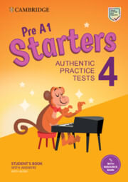 CAMBRIDGE YOUNG LEARNERS:  STARTERS 4-  ST`S with Audio and Key -Rev Exam 2018