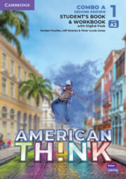 AMERICAN THINK  LEVEL 1 -  Student's Book with Workbook Digital Pack COMBO A  *2nd Edition*