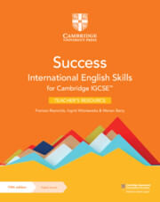 SUCCESS  INTERNATIONAL ENGLISH SKILLS FOR IGCSE - Teacher’s Resource with Digital Access 5th Ed