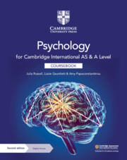 CAMBRIDGE INTERNATIONAL AS & A LEVEL  PSYCHOLOGY -  Coursebook with Digital Access (2 Years)*2nd Ed*