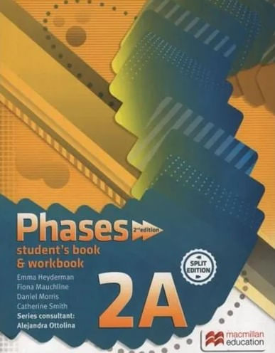 PHASES 2A -  STUDENT`S + WORKBOOK  **2nd Edition**