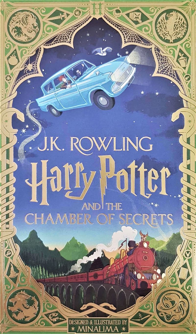 Harry Potter and the Chamber of Secrets: MinaLima Edition: Rowling J.K.:  9781526637888: : Books