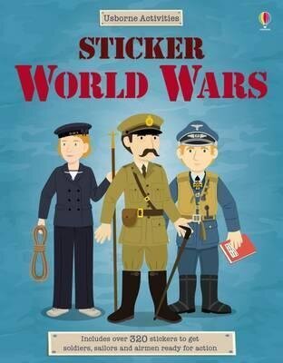 WORLD WARS, THE - Usborne Sticker Dressing  **New Edition**